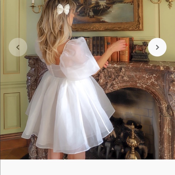 Selkie Ivory dress puff dress - Picture 2 of 7